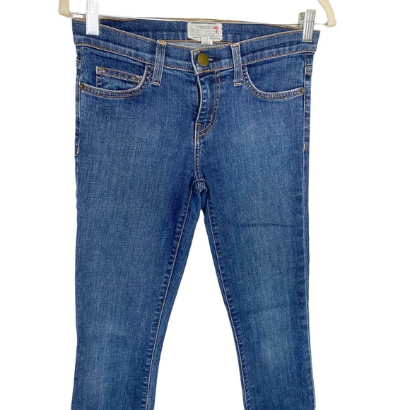 Current Elliot Dark Blue Stiletto Jeans Cropped Ankle Women’s 26 - Picture 4 of 8
